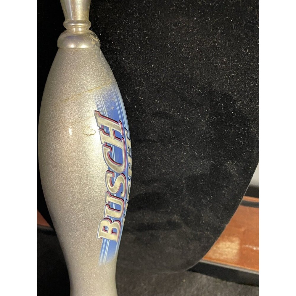 Busch Light Beer tap handle display 11.5" Silver - Picture 6 of 9